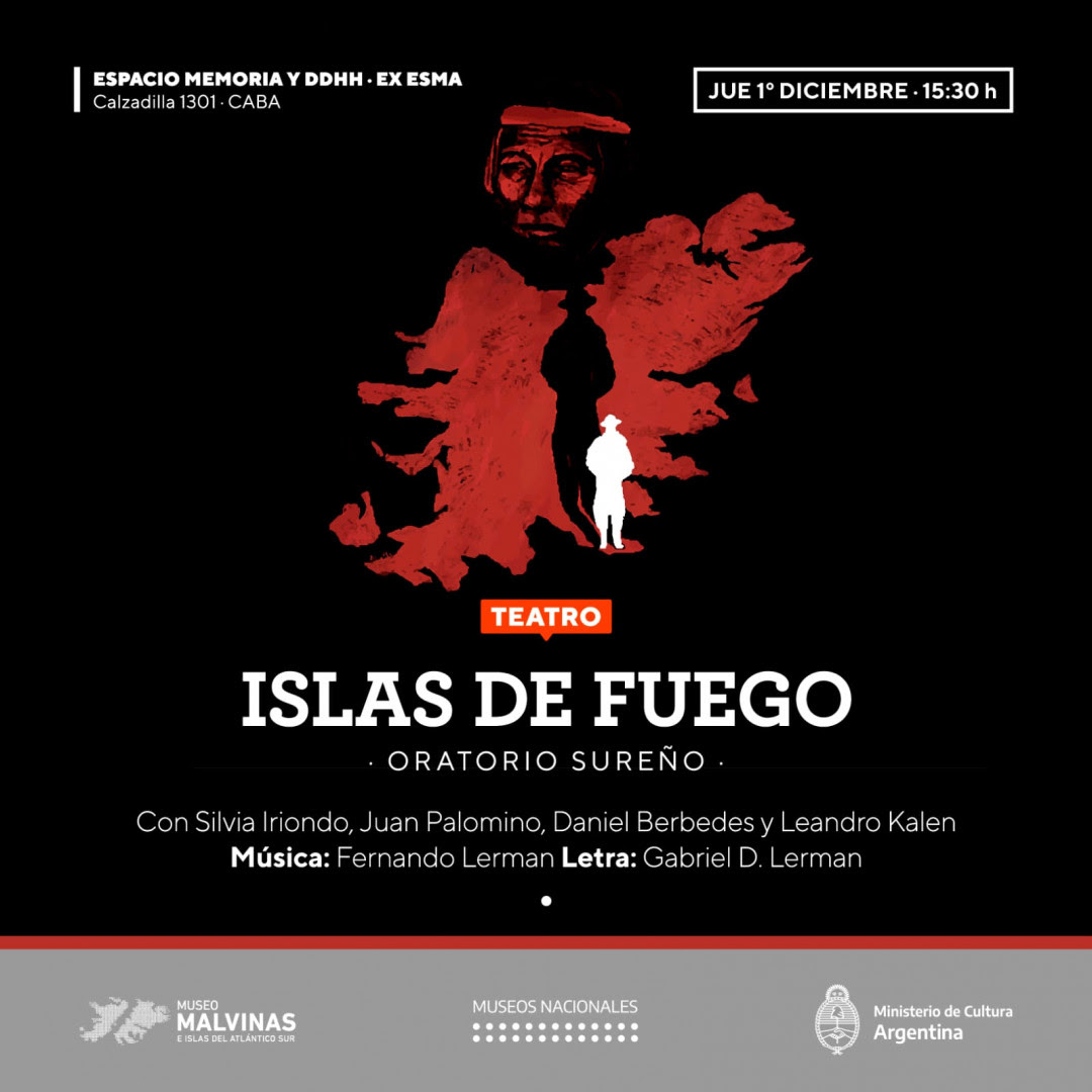 “Islas de Fuego” se presenta en el Museo Malvinas