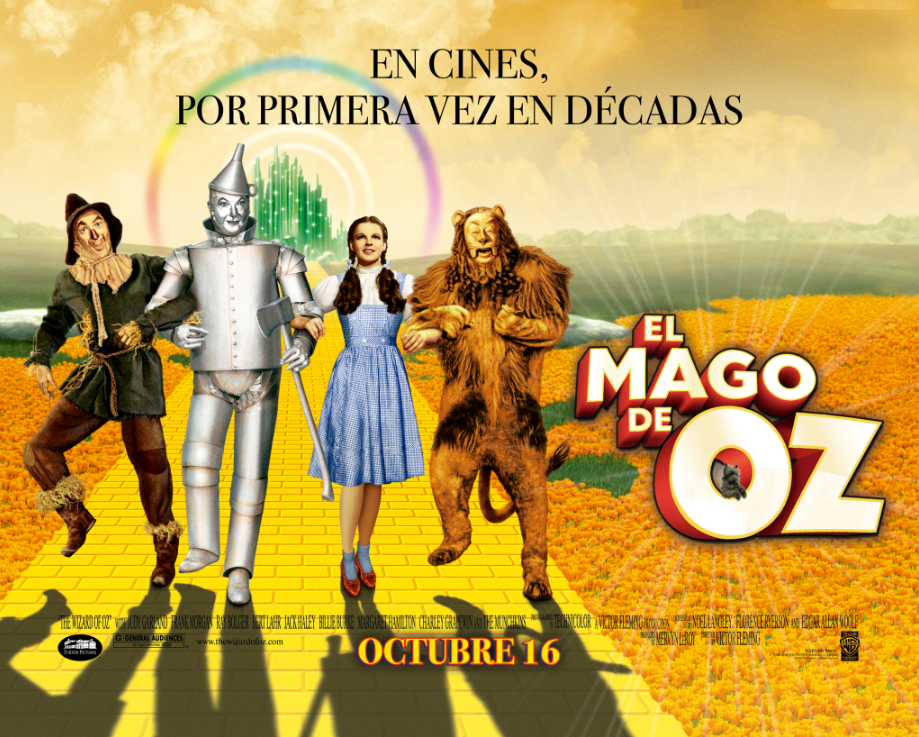 EL MAGO DE OZ EN CINES MAÑANA 16 DE OCTUBRE